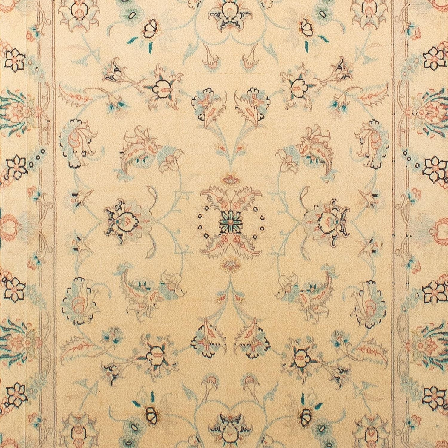 Tappeto corsia Tappeto Persero - Tabriz - Reale - 292 x 79 cm - marrone chiaro