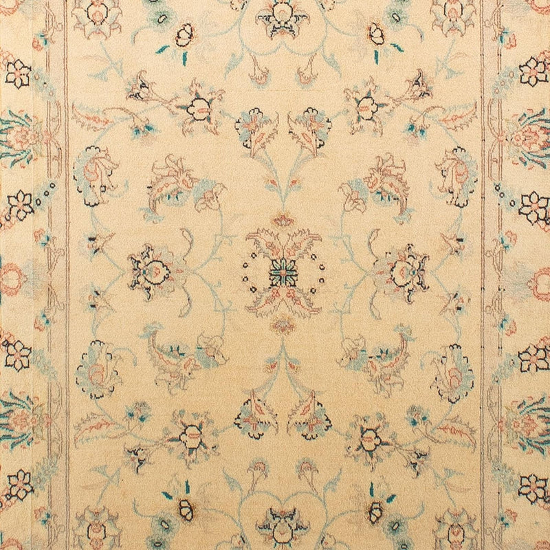 Tappeto corsia Tappeto Persero - Tabriz - Reale - 292 x 79 cm - marrone chiaro