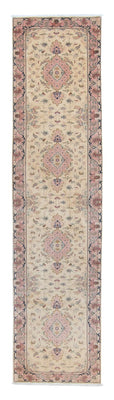 Tappeto corsia Tappeto Persero - Tabriz - Reale - 397 x 87 cm - beige