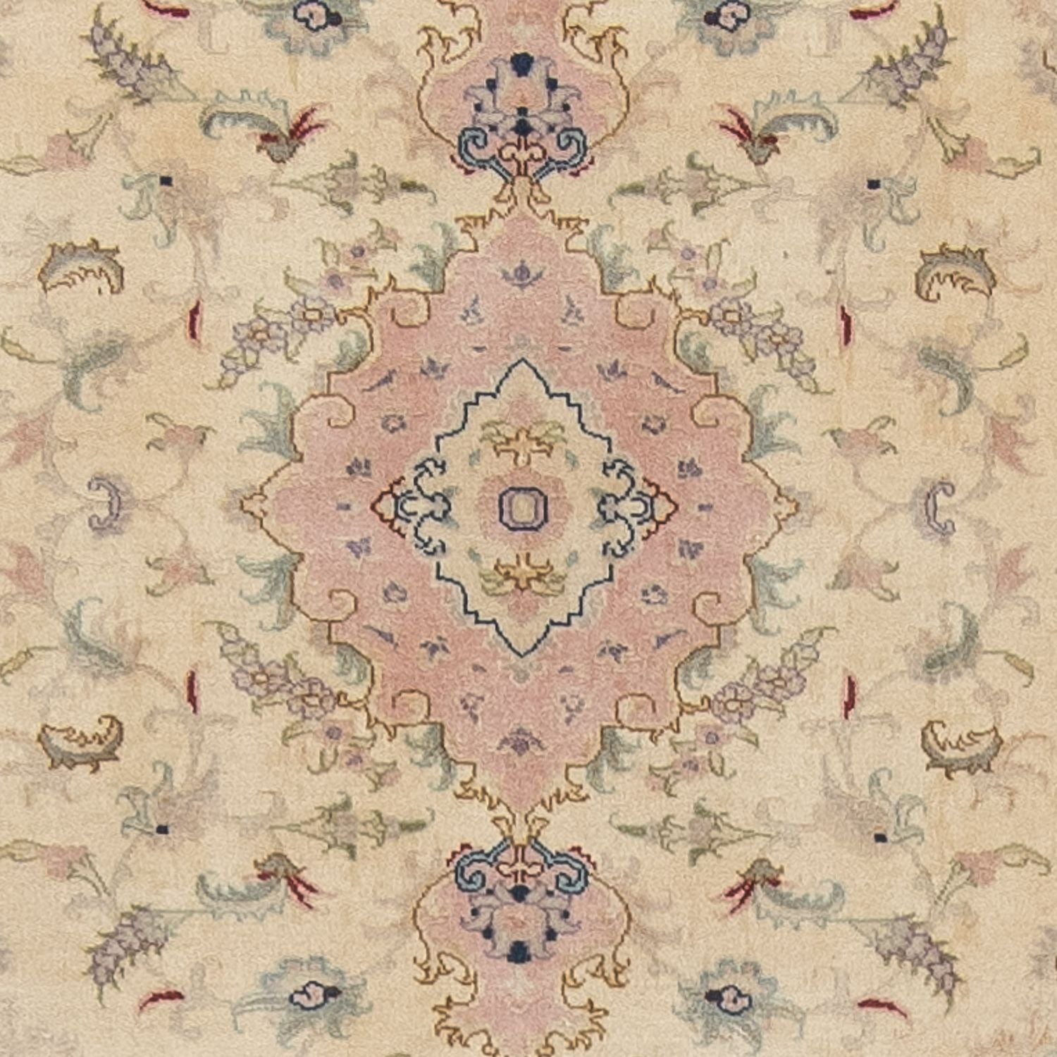 Tappeto corsia Tappeto Persero - Tabriz - Reale - 397 x 86 cm - beige