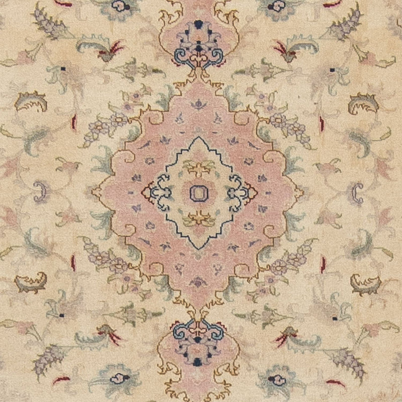 Tappeto corsia Tappeto Persero - Tabriz - Reale - 397 x 86 cm - beige