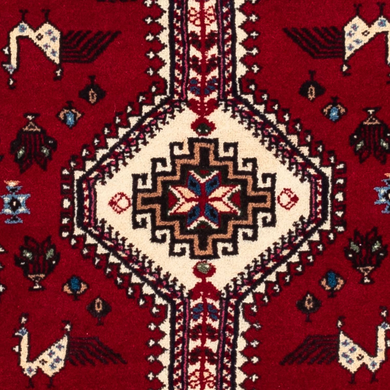 Tappeto Persero - Nomade - 163 x 99 cm - rosso scuro