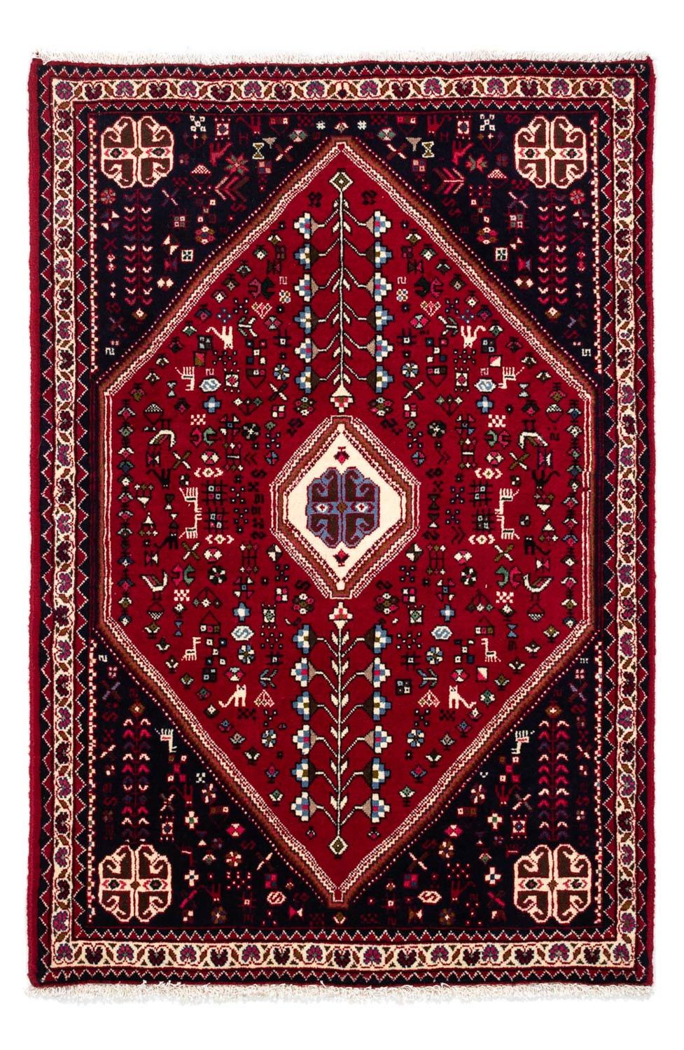 Tappeto Persero - Nomade - 150 x 98 cm - rosso scuro
