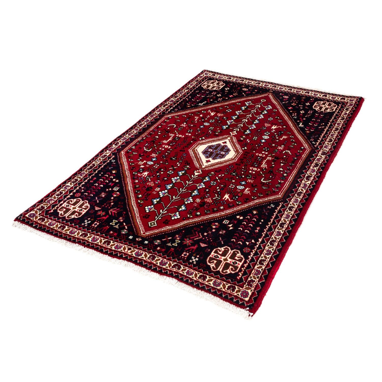 Tappeto Persero - Nomade - 150 x 98 cm - rosso scuro