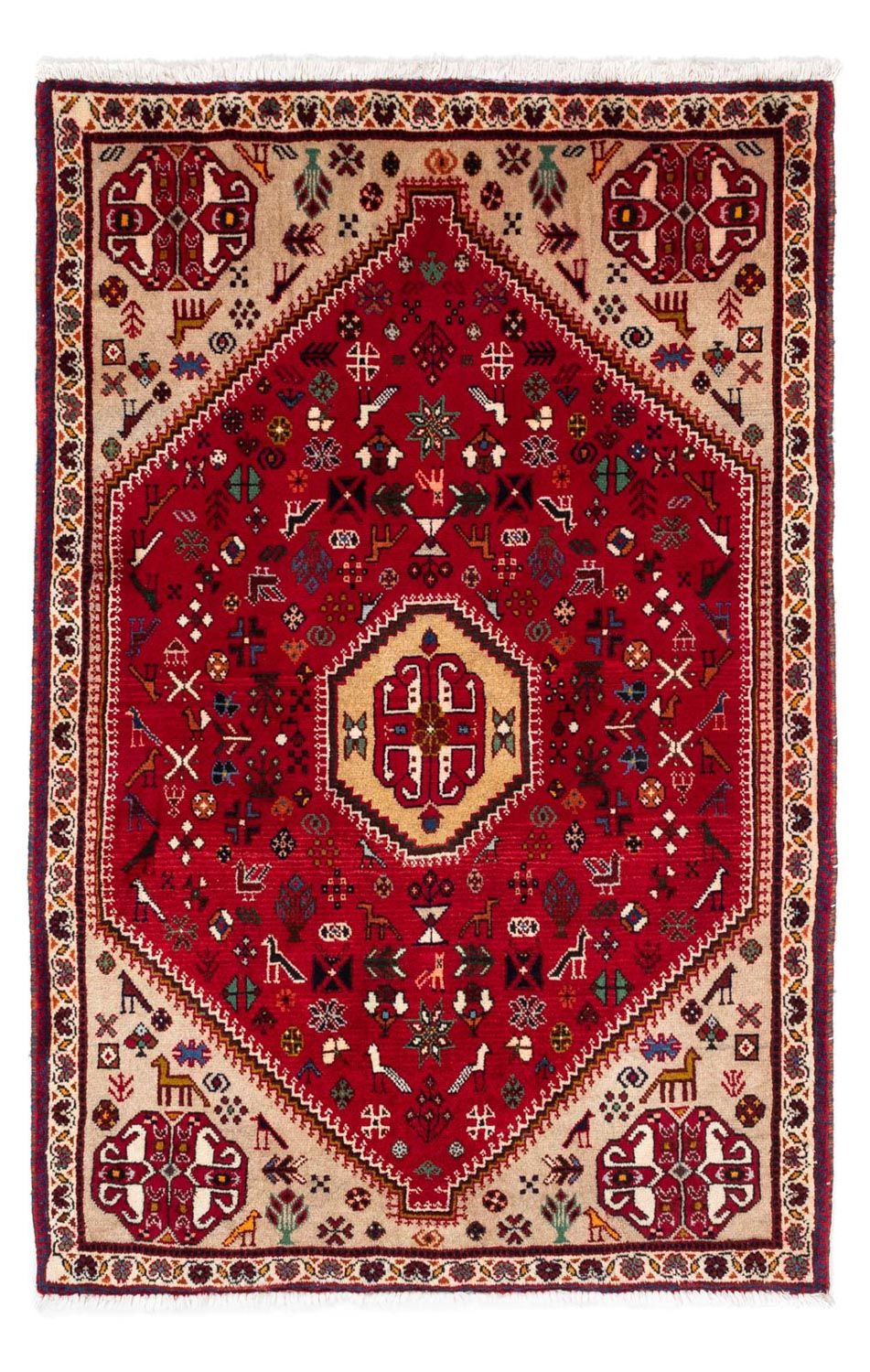 Tappeto Persero - Nomade - 161 x 103 cm - rosso scuro