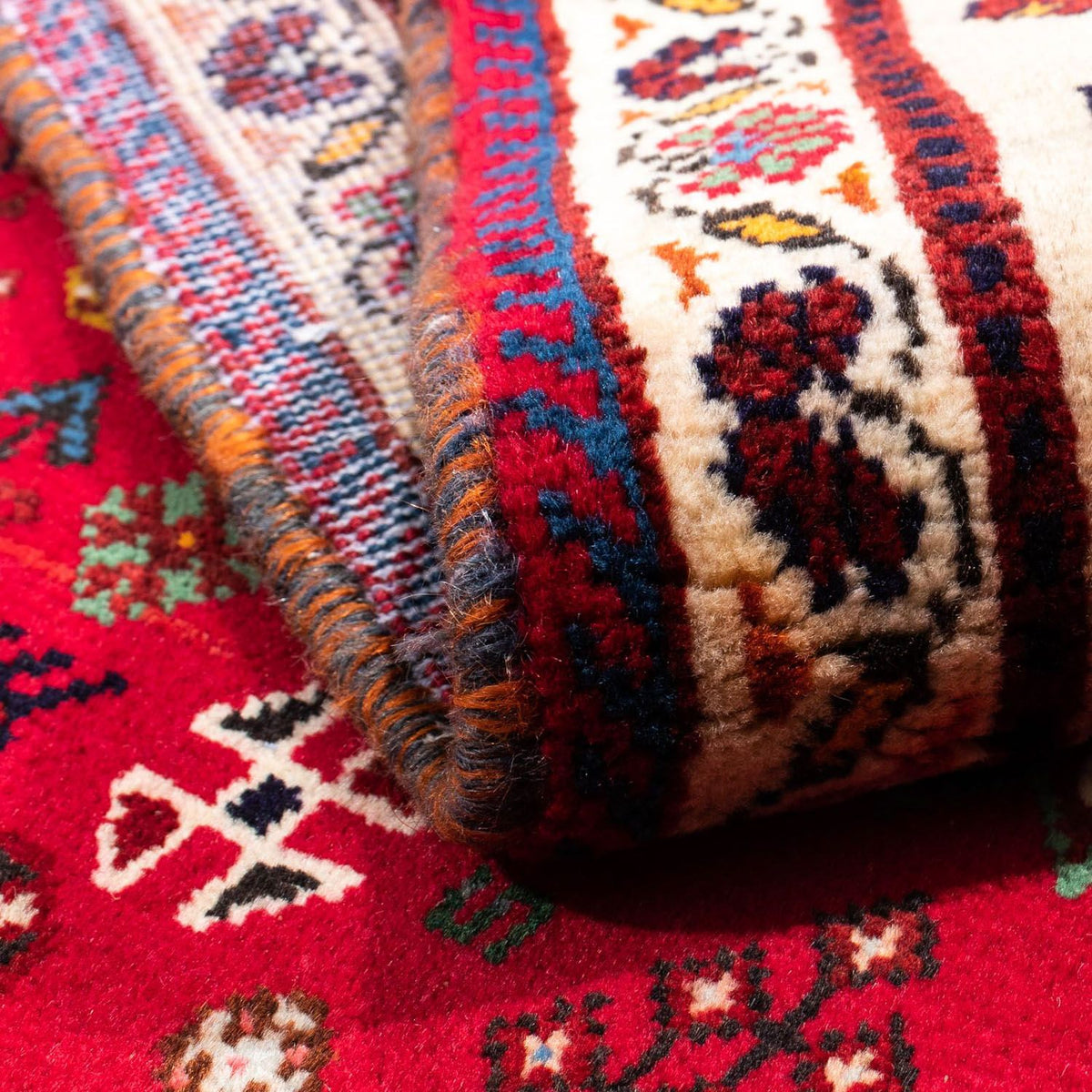 Tappeto Persero - Nomade - 161 x 103 cm - rosso scuro