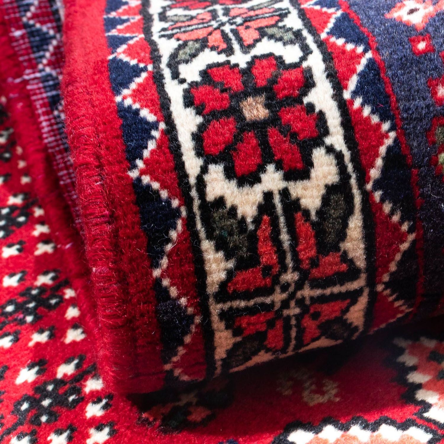 Tappeto Persero - Nomade - 144 x 100 cm - rosso scuro