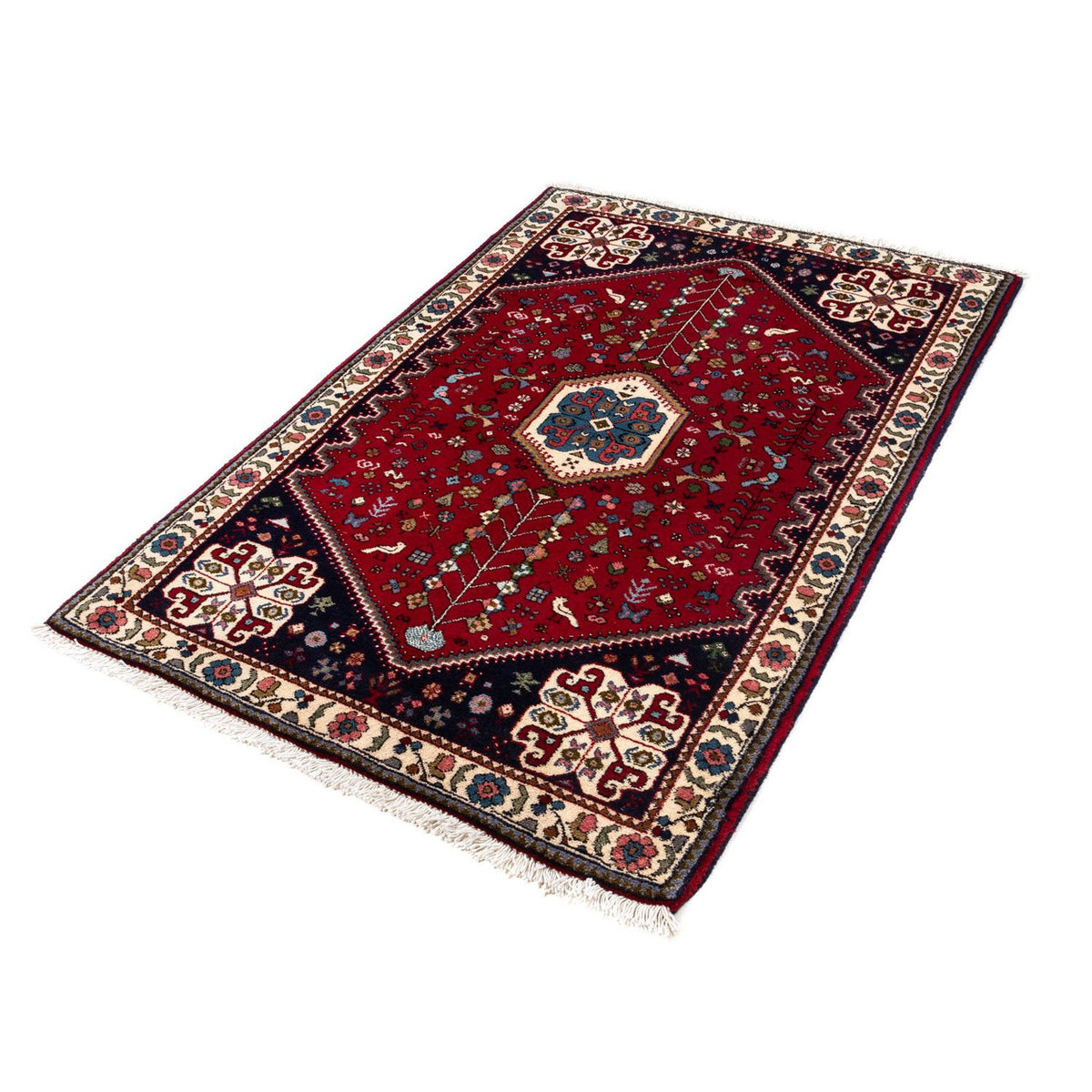 Tappeto Persero - Nomade - 144 x 98 cm - rosso scuro