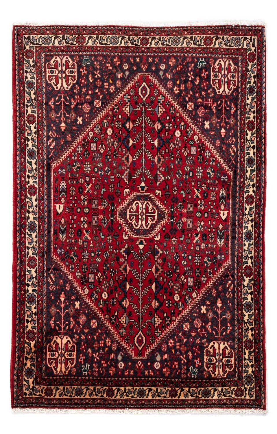 Tappeto Persero - Nomade - 161 x 105 cm - rosso scuro