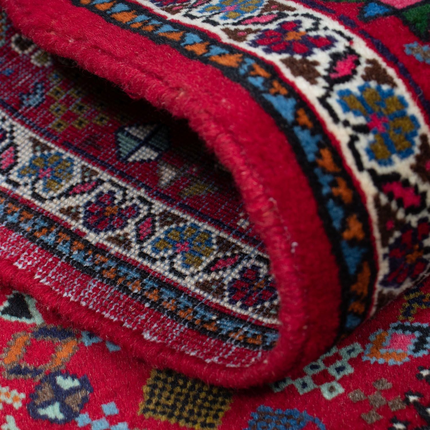 Tappeto corsia Tappeto Persero - Nomade - 195 x 78 cm - rosso scuro