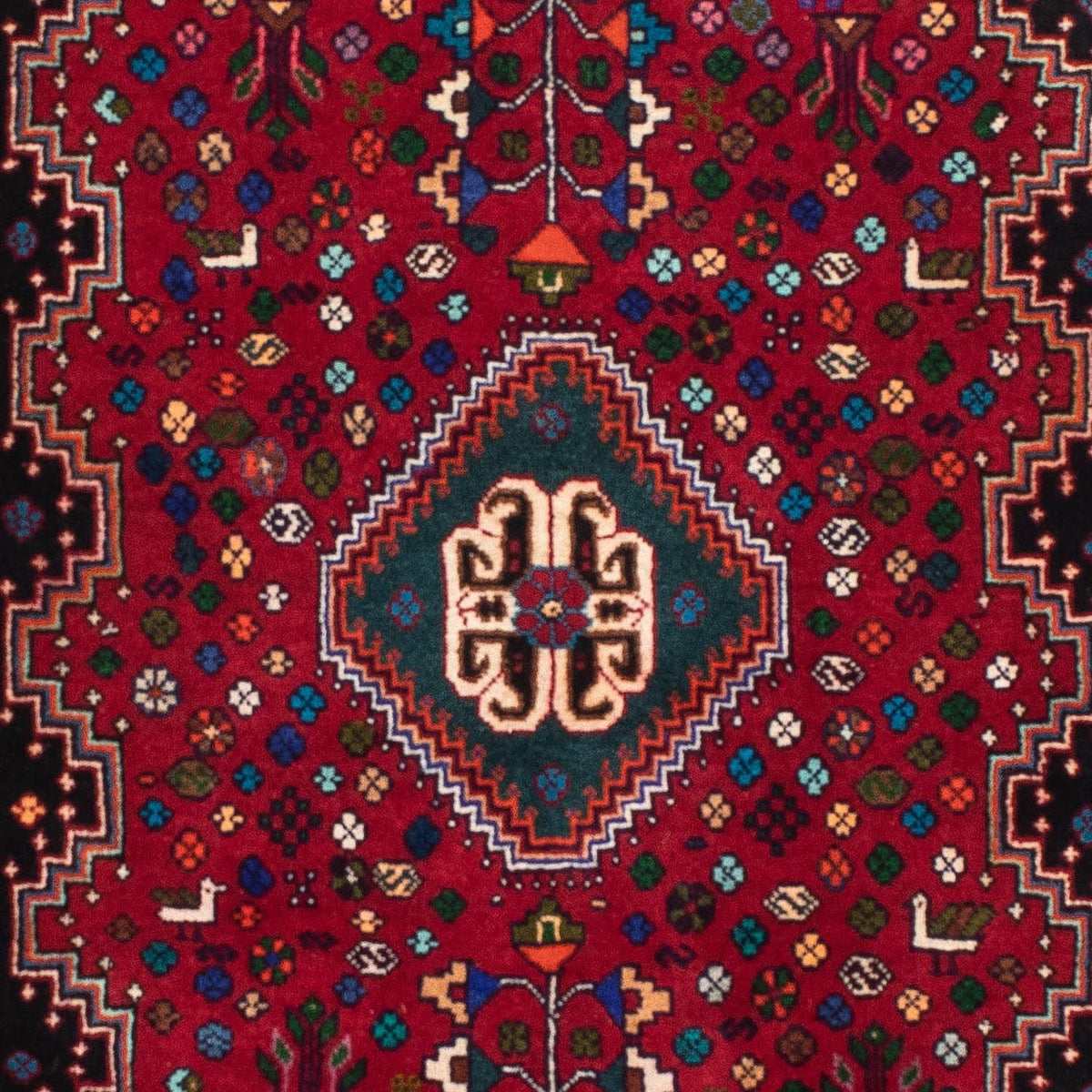 Tappeto corsia Tappeto Persero - Nomade - 222 x 85 cm - rosso scuro