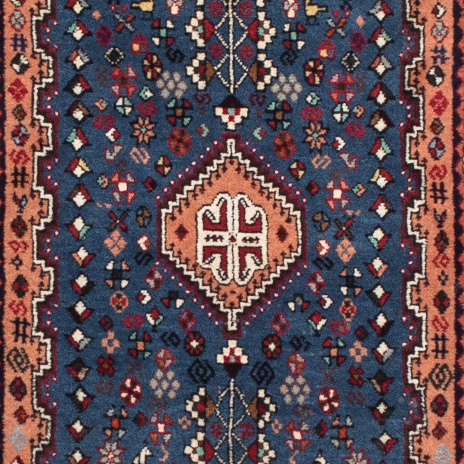 Tappeto corsia Tappeto Persero - Nomade - 206 x 78 cm - blu scuro