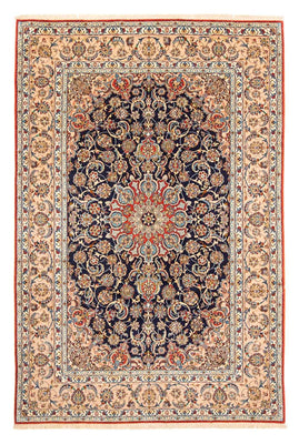Tappeto Persero - Isfahan - Premio - 300 x 200 cm - blu scuro