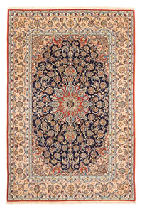 Tappeto Persero - Isfahan - Premio - 300 x 200 cm - blu scuro