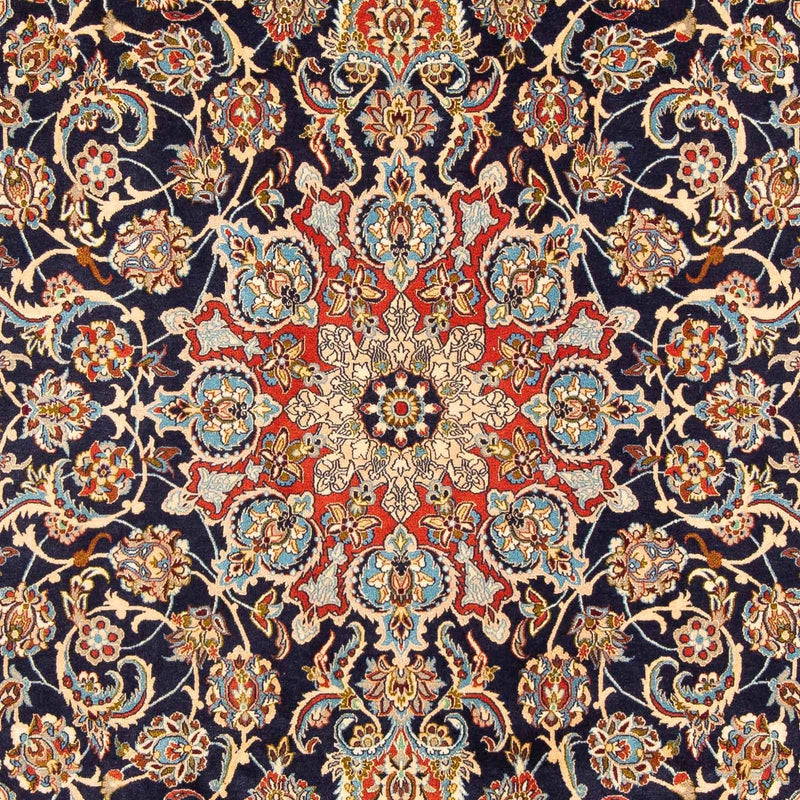 Tappeto Persero - Isfahan - Premio - 300 x 200 cm - blu scuro