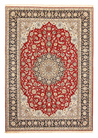 Tappeto Persero - Isfahan - Premio - 370 x 253 cm - rosso scuro