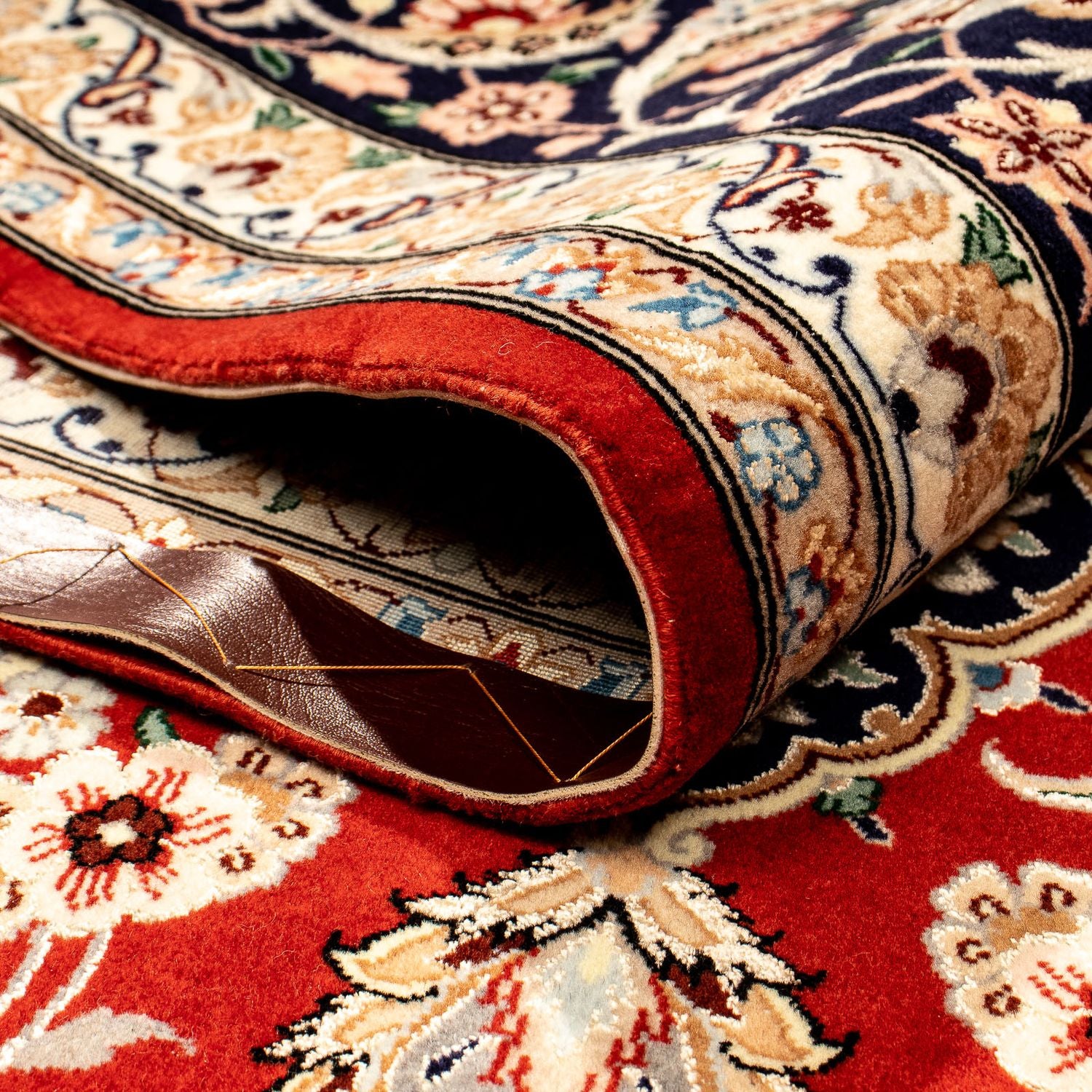 Tappeto Persero - Isfahan - Premio - 370 x 253 cm - rosso scuro