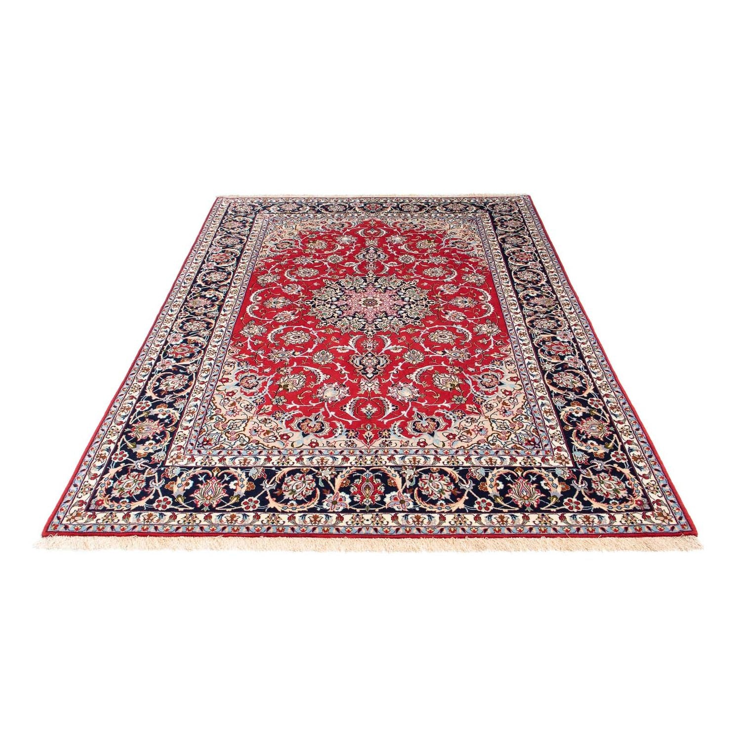 Tappeto Persero - Isfahan - Premio - 233 x 159 cm - rosso