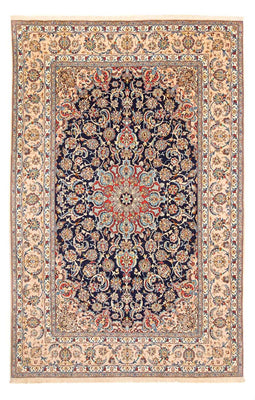 Tappeto Persero - Isfahan - Premio - 308 x 200 cm - blu scuro