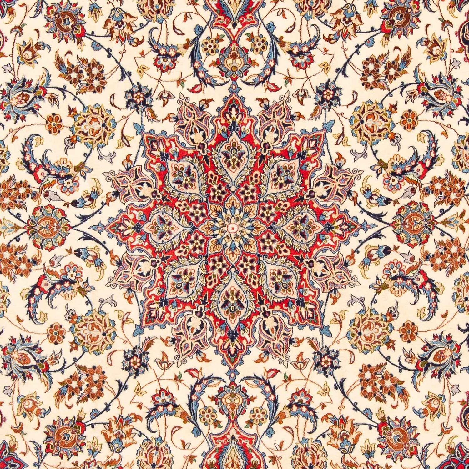 Tappeto Persero - Isfahan - Premio - 326 x 205 cm - rosso