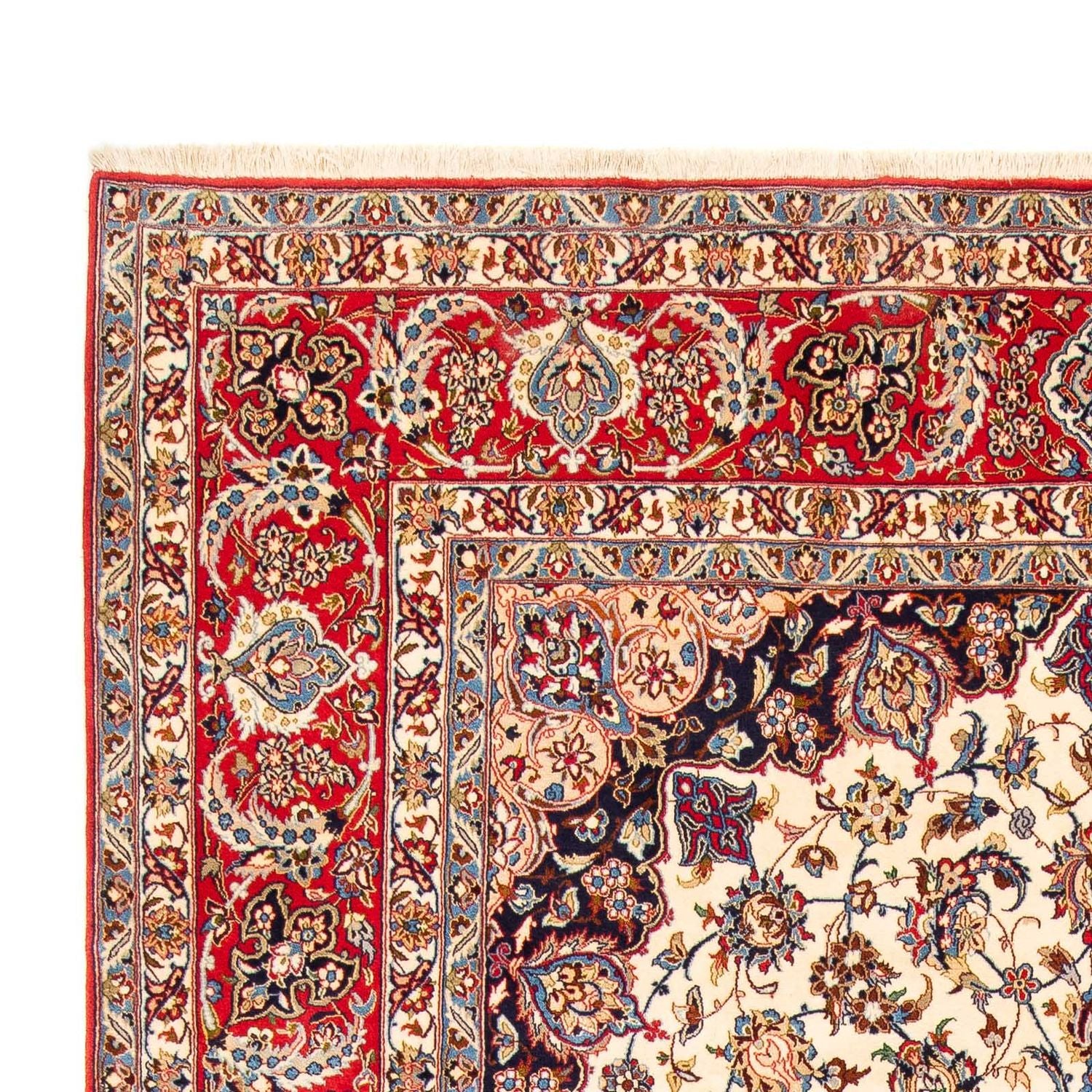 Tappeto Persero - Isfahan - Premio - 326 x 205 cm - rosso