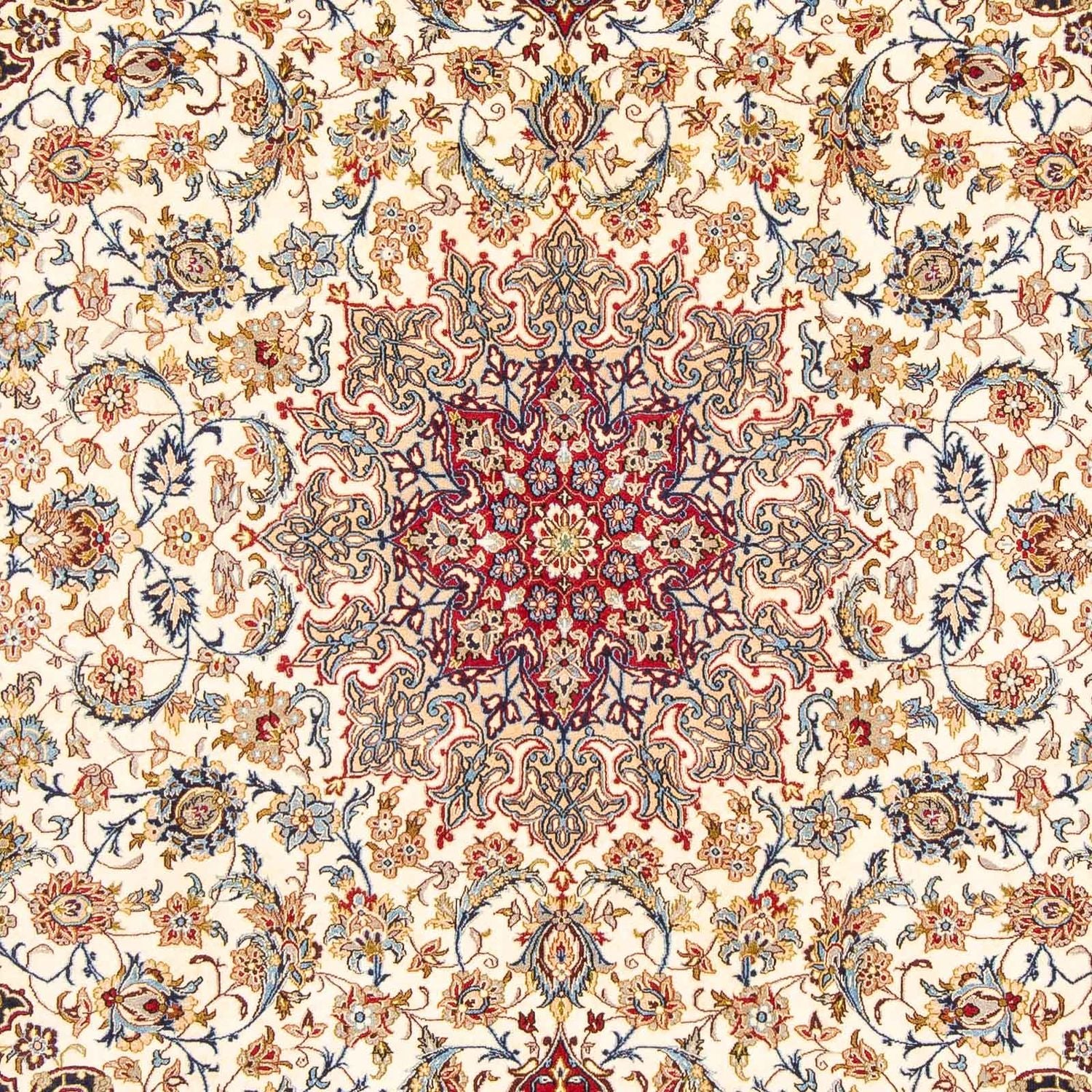 Tappeto Persero - Isfahan - Premio - 308 x 205 cm - rosso