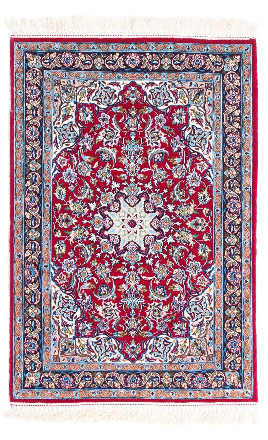 Tappeto Persero - Isfahan - Premio - 107 x 69 cm - rosso