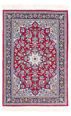 Tappeto Persero - Isfahan - Premio - 107 x 69 cm - rosso