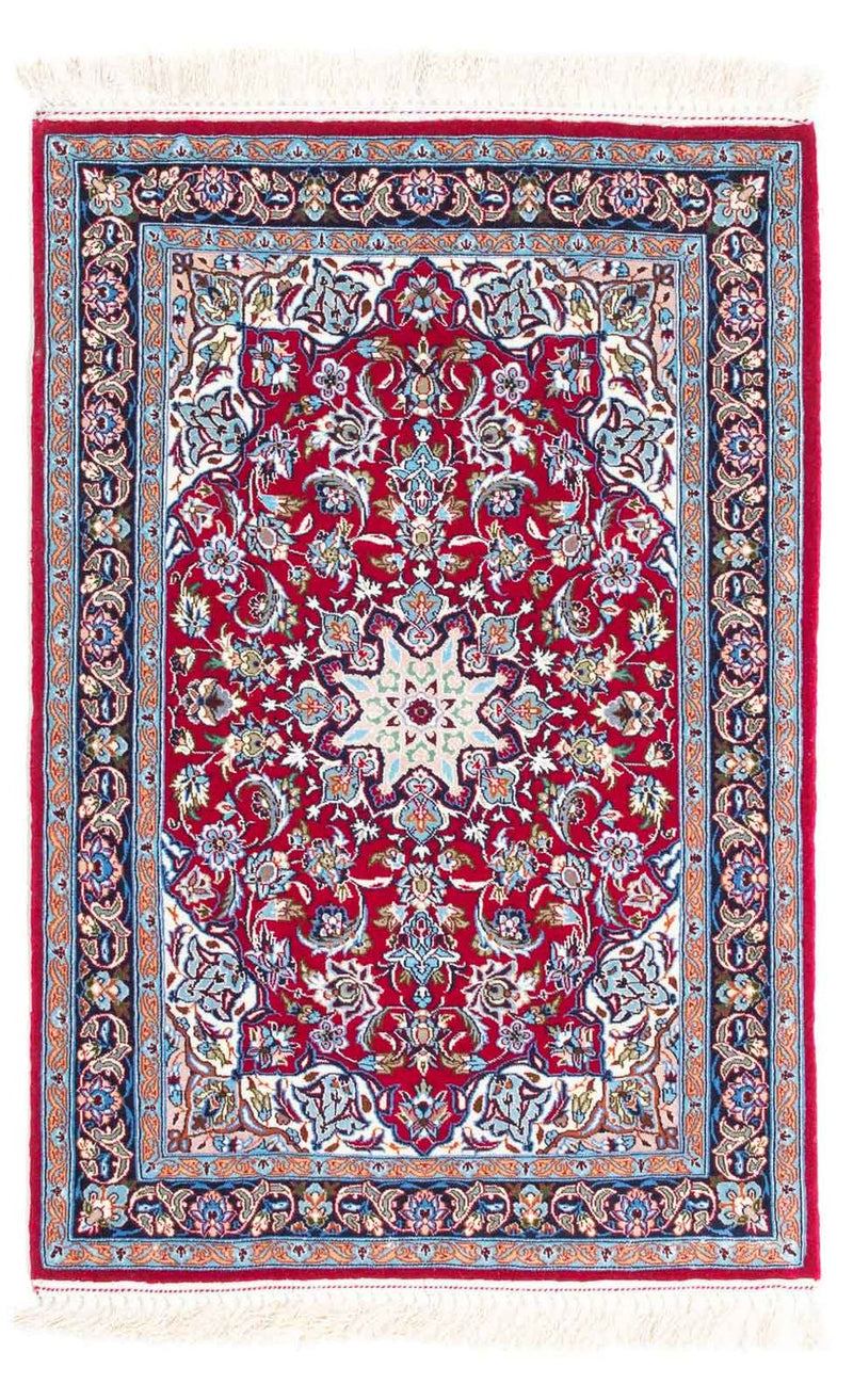 Tappeto Persero - Isfahan - Premio - 107 x 69 cm - rosso