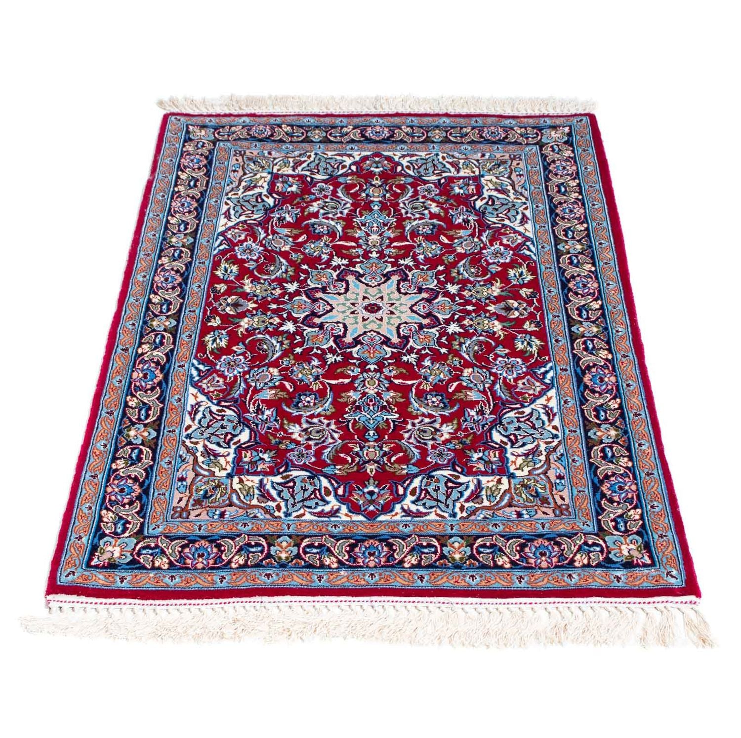 Tappeto Persero - Isfahan - Premio - 107 x 69 cm - rosso