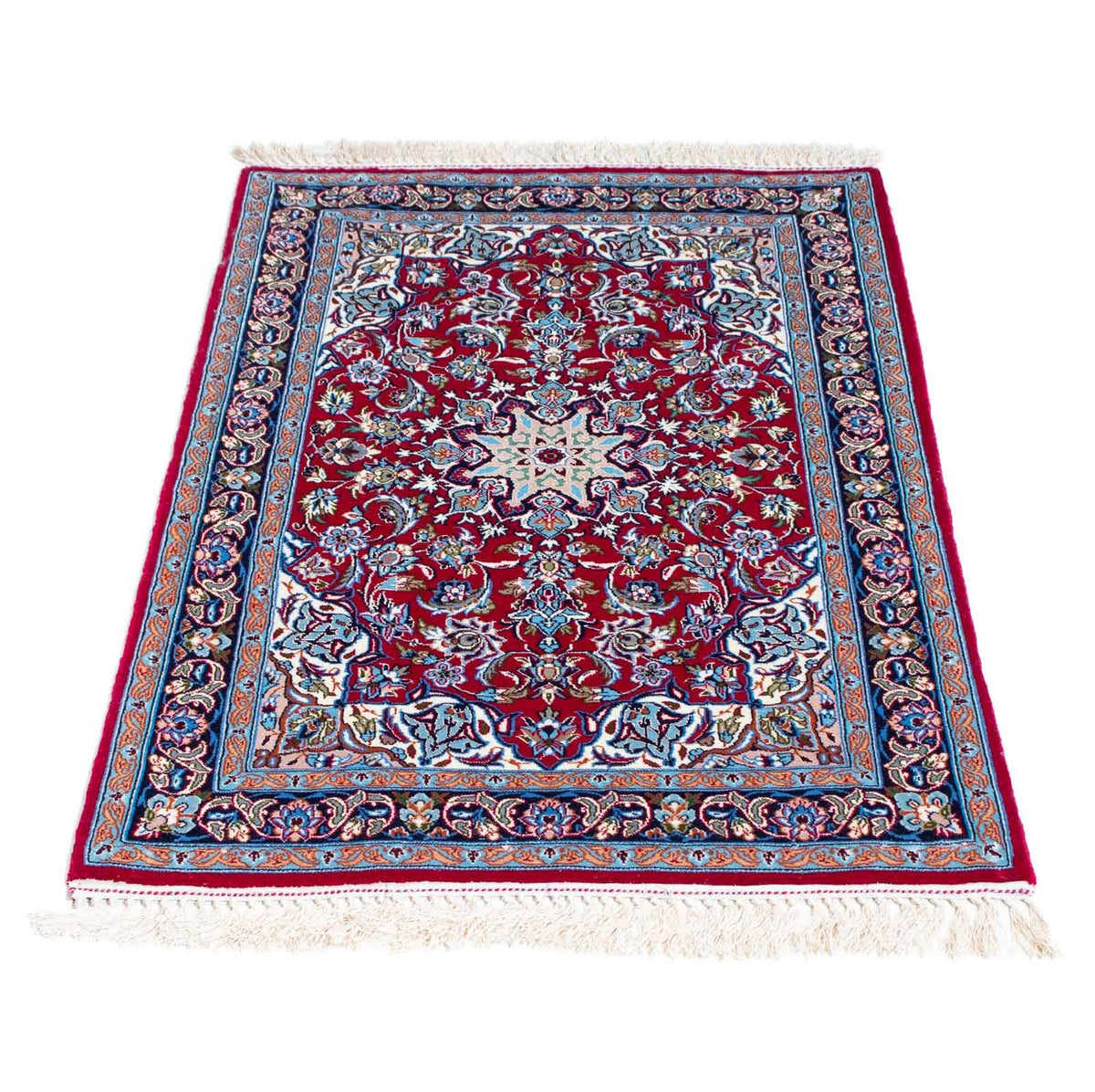 Tappeto Persero - Isfahan - Premio - 107 x 69 cm - rosso