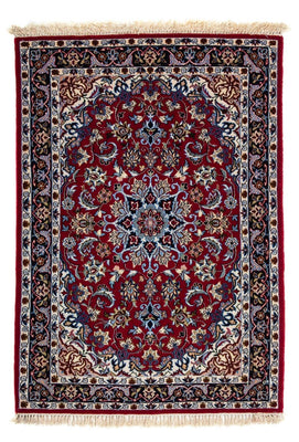 Tappeto Persero - Isfahan - Premio - 101 x 71 cm - rosso scuro