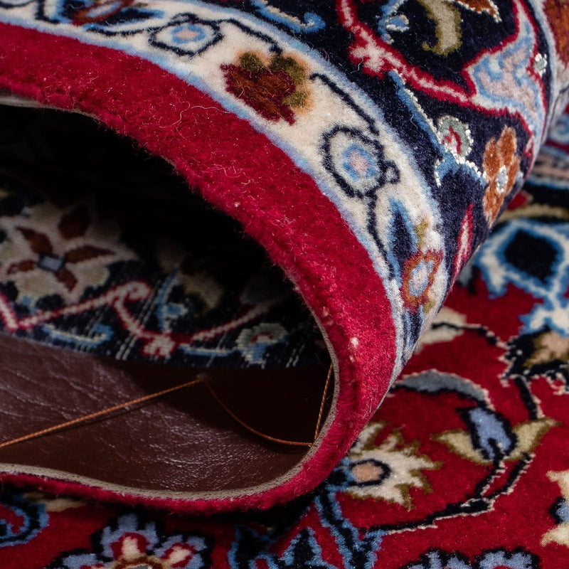 Tappeto Persero - Isfahan - Premio - 101 x 71 cm - rosso scuro