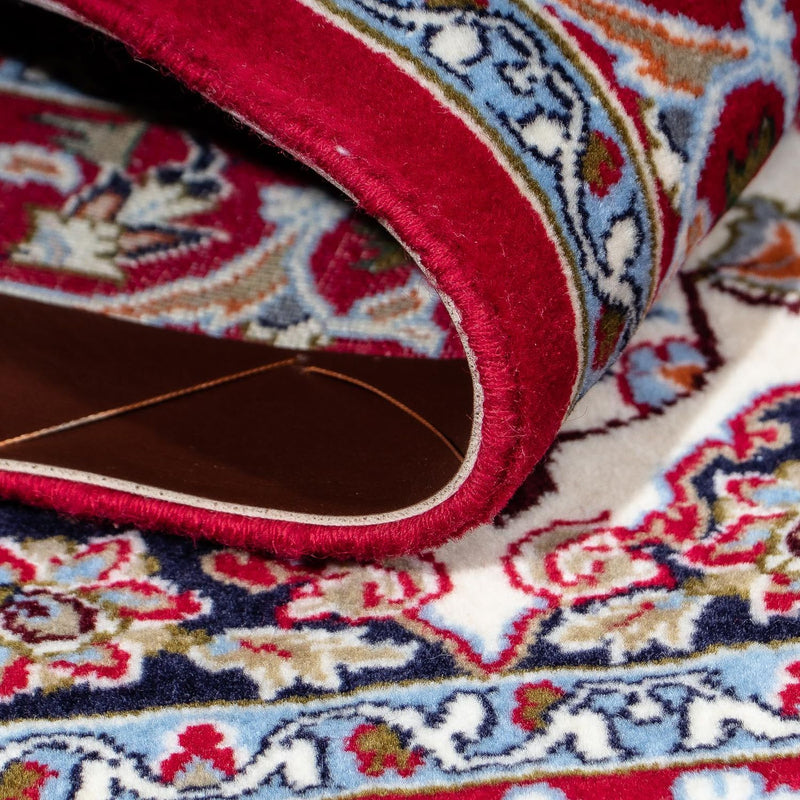Tappeto Persero - Isfahan - Premio - 102 x 70 cm - rosso scuro
