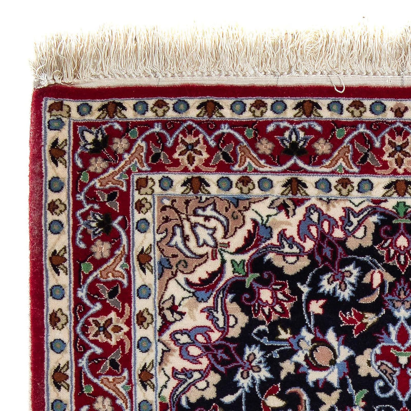 Tappeto Persero - Isfahan - Premio - 104 x 73 cm - rosso scuro
