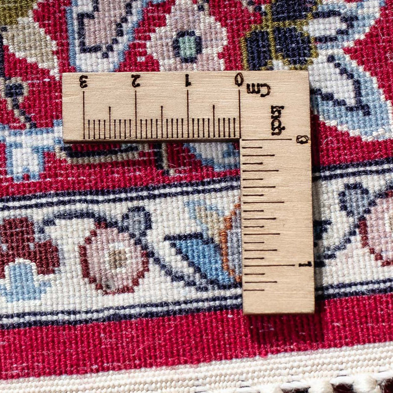 Tappeto Persero - Isfahan - Premio - 105 x 70 cm - rosso scuro