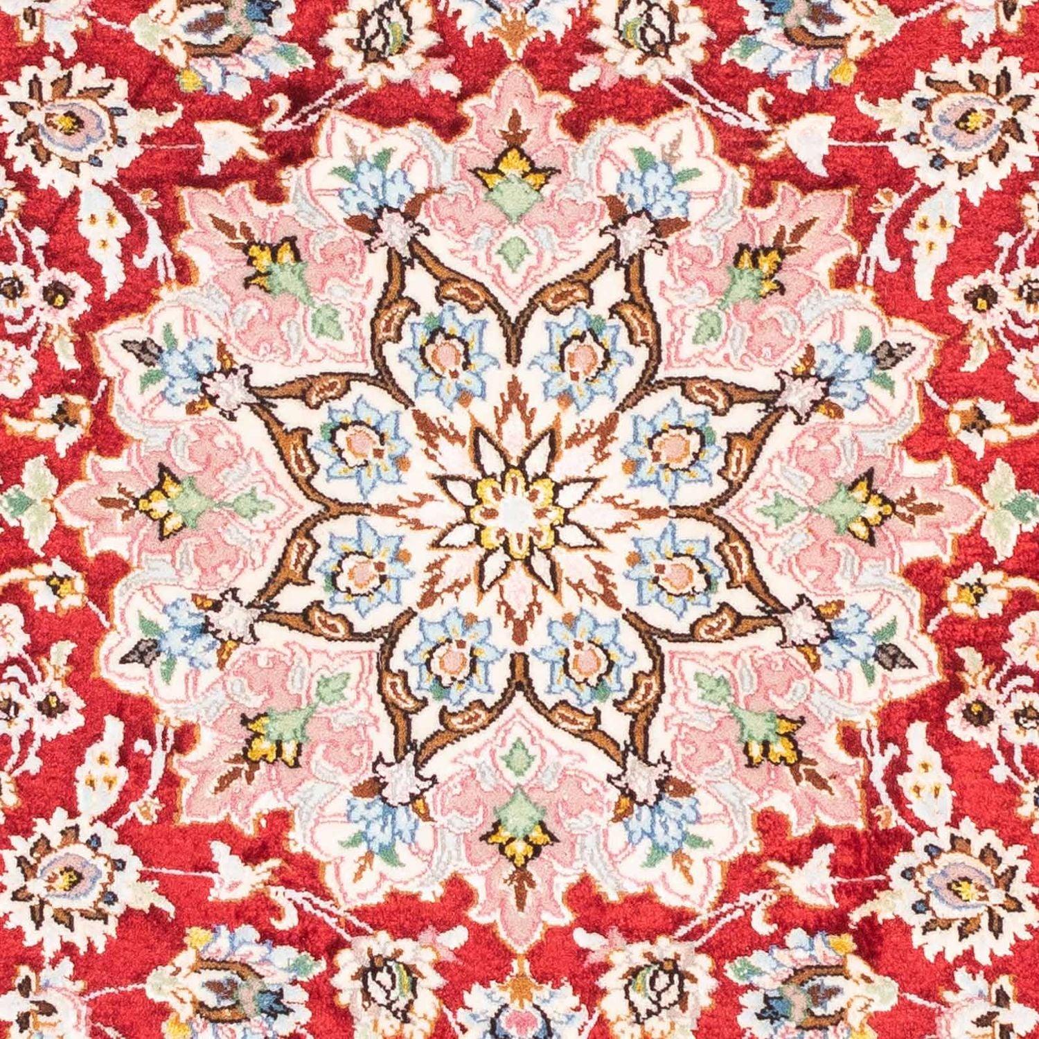 Tappeto Persero - Isfahan - Premio - 123 x 83 cm - rosso