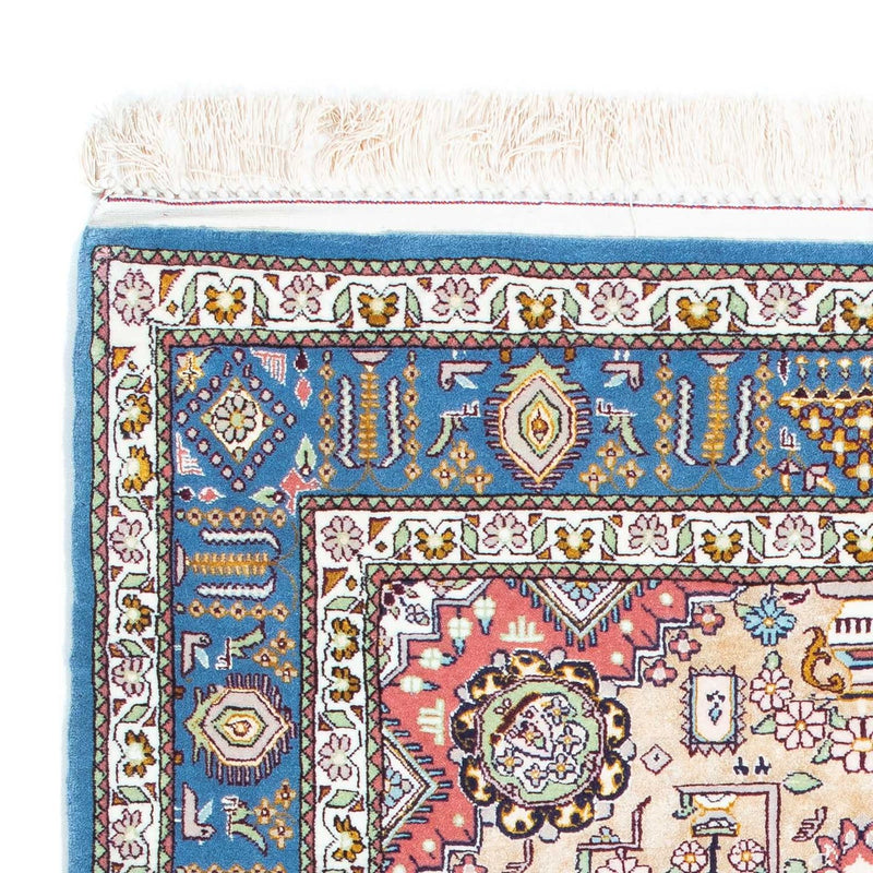 Tappeto Persero - Isfahan - Premio - 126 x 83 cm - blu chiaro