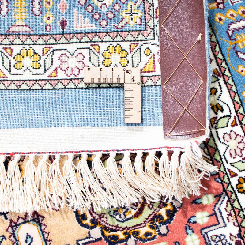 Tappeto Persero - Isfahan - Premio - 126 x 83 cm - blu chiaro