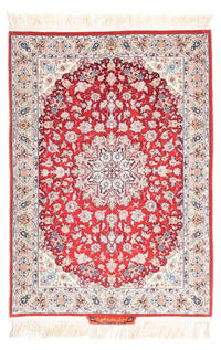 Tappeto Persero - Isfahan - Premio - 119 x 84 cm - rosso