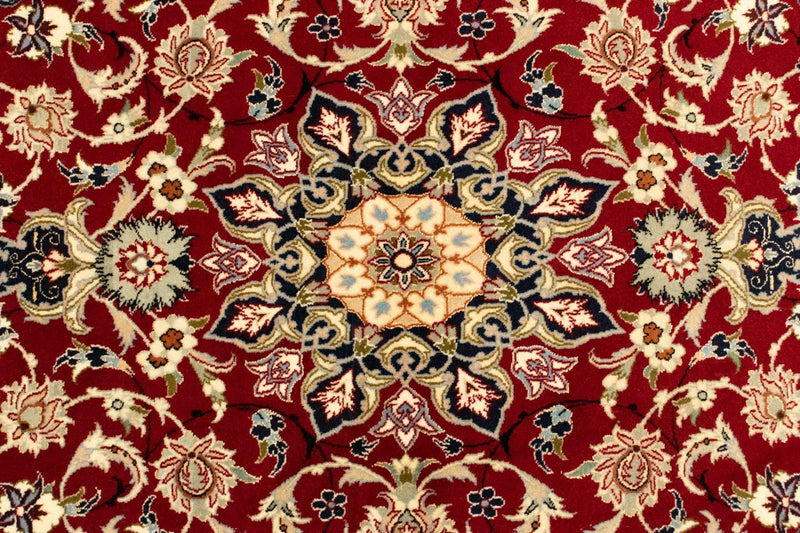Tappeto Persero - Isfahan - Premio - 158 x 110 cm - rosso
