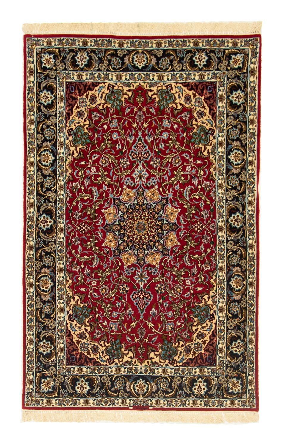 Tappeto Persero - Isfahan - Premio - 170 x 107 cm - rosso