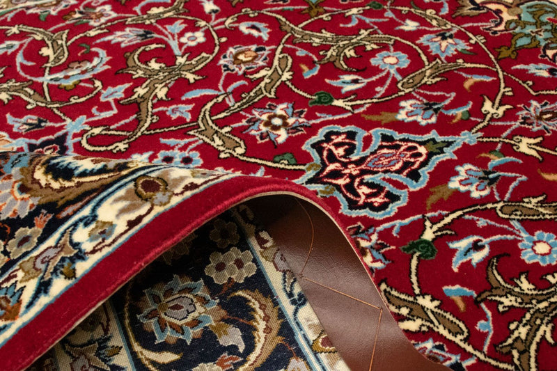 Tappeto Persero - Isfahan - Premio - 170 x 107 cm - rosso