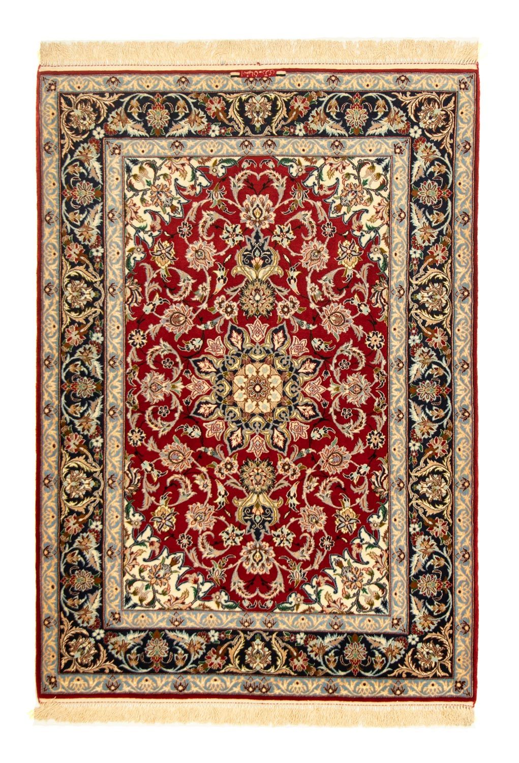 Tappeto Persero - Isfahan - Premio - 162 x 111 cm - rosso