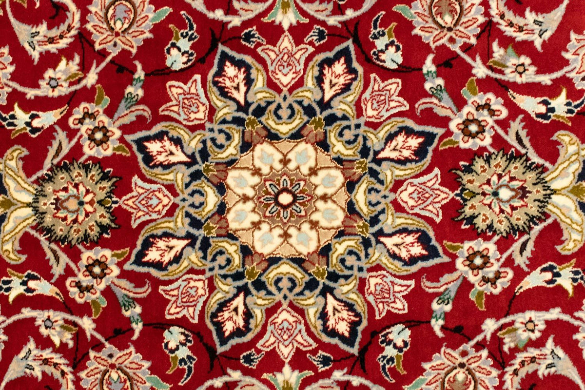 Tappeto Persero - Isfahan - Premio - 162 x 111 cm - rosso
