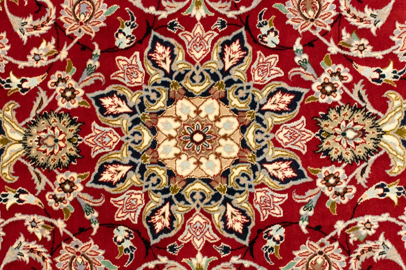 Tappeto Persero - Isfahan - Premio - 162 x 111 cm - rosso
