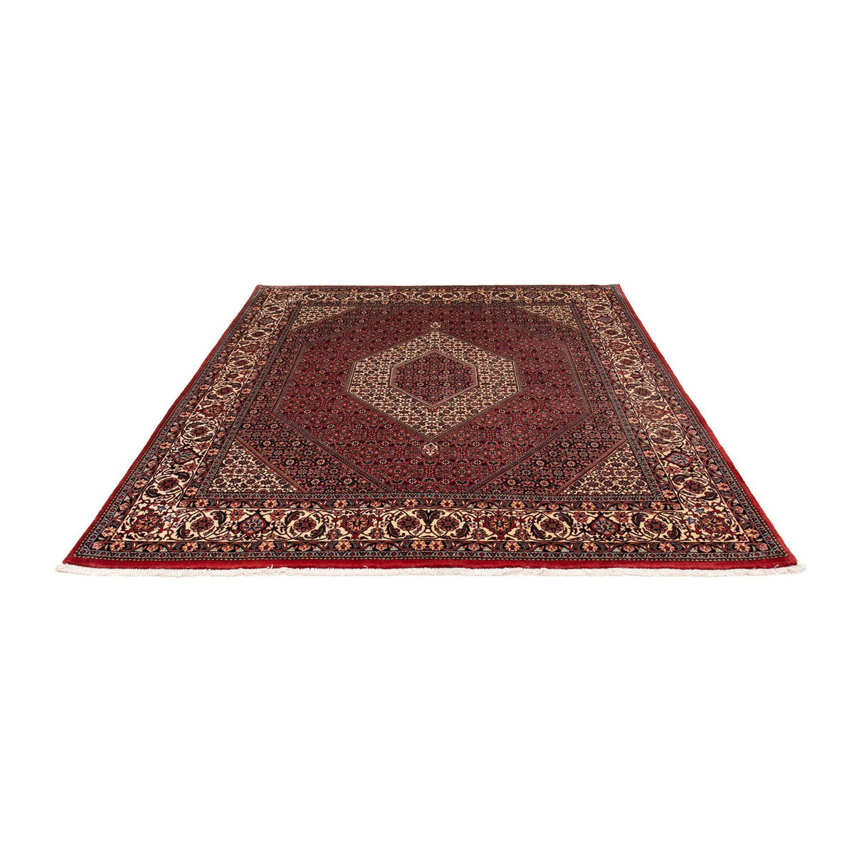 Tappeto Persero - Bidjar - 247 x 202 cm - rosso scuro