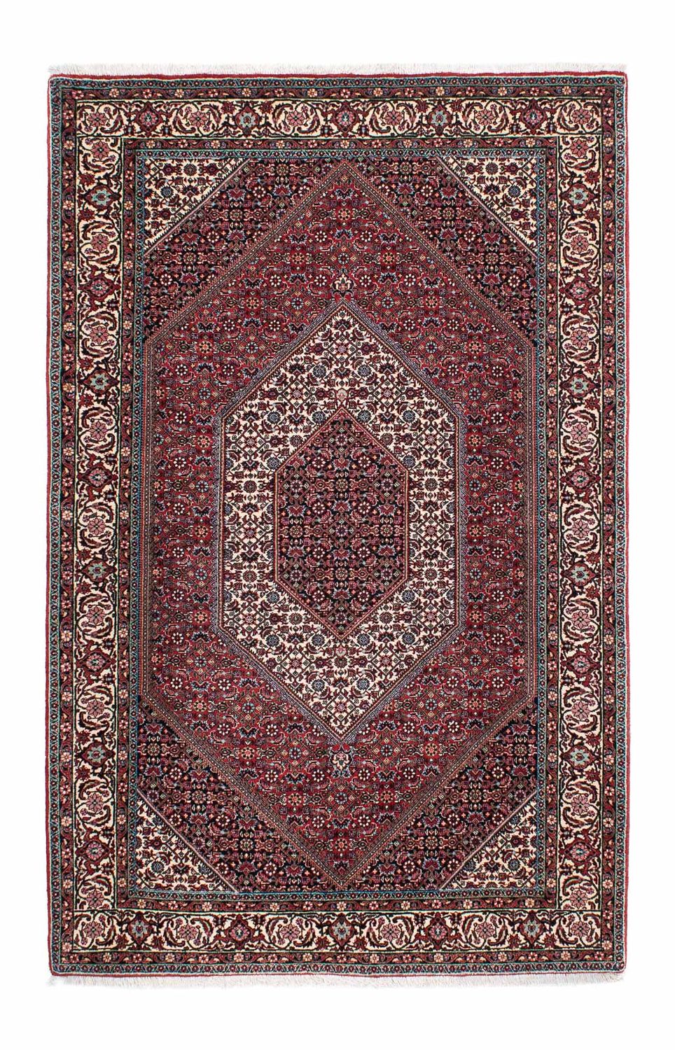 Tappeto Persero - Bidjar - 212 x 135 cm - rosso scuro