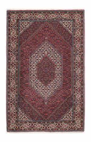 Tappeto Persero - Bidjar - 212 x 135 cm - rosso scuro