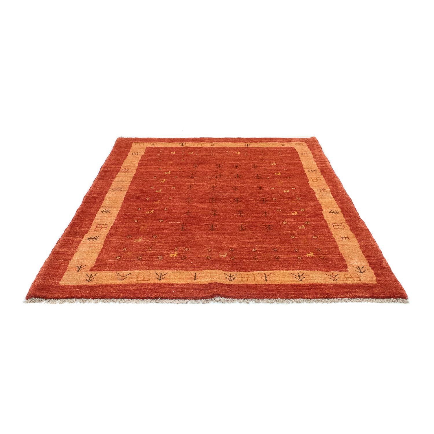 Tappeto Gabbeh - Loribaft Persero - 194 x 156 cm - rosso